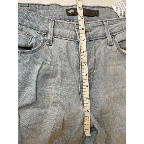 Levi's Womens Jeans Skinny Leg Mid Rise Five Design Pockets Cotton Blue Size 8 - Picture 8 of 11